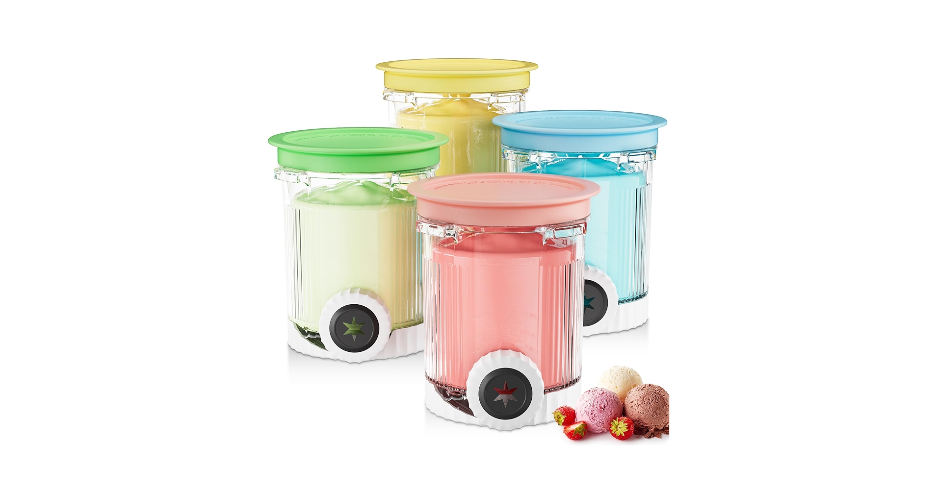 Amazon.com: Creami Swirl Pints & Lids for Ninja Swirl Ice